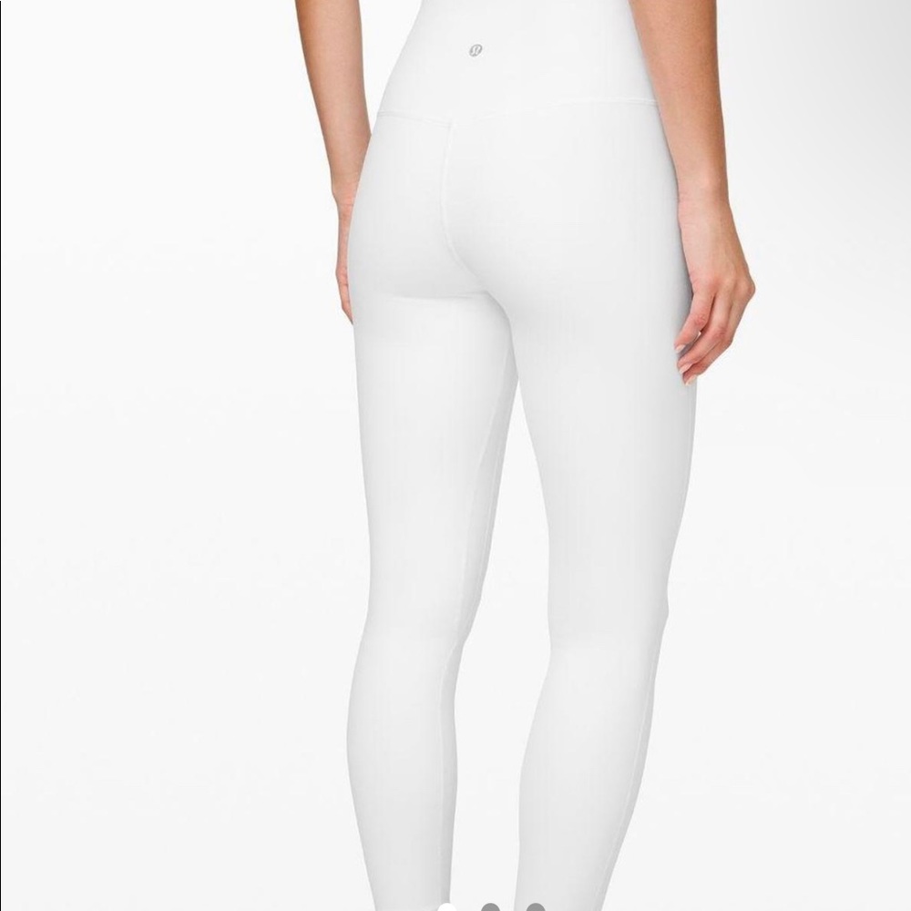 lululemon white align leggings size 6